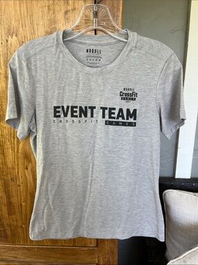 NOBULL Light Gray Event Team  2021 CrossFit Games Tee small